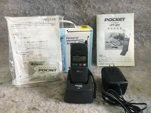 星H319 PHS★Panasonic★パナソニック POCKET 電話機 PT-201 ジャンク現状品 携帯電話