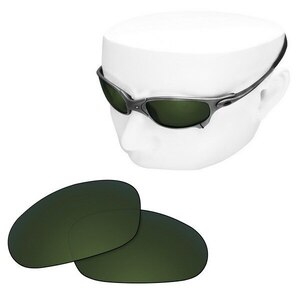 処分価格！！★オークリー ジュリエット用 カスタム偏光レンズ GREY GREEN Color Polarized 新品 OAKLEY JULIET 