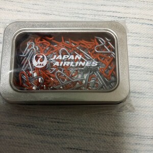 日本航空JAL缶入り飛行機クリップ