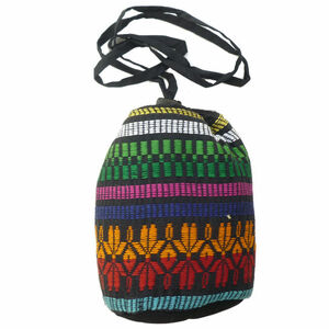 グアテマラ GU-014-02 民族織物 ミニ ショルダーバッグ バッグ フォルクローレ衣装 伝統織物 綺麗 可愛い 綿 幾何学柄 フォルクローレ音楽