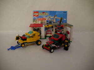 【中古】レゴ[LEGO] 街シリーズ #6561 ホットロッドクラブ/Hot Rod Club -車好きの集まるガレージ- 1994年 説明書有り・欠品無し オールド