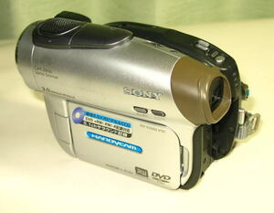 ソニー　DCR-DVD403　( 過去にソニーサービスでメンテナンス実施あり )　 DVDビデオカメラ 　　要修理　　　中古
