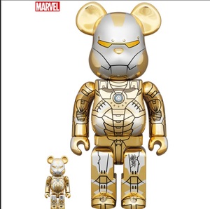 【新品未開封】Bearbrick SORAYAMA IRONMAN REVERSE 100％ & 400％ ベアブリック ソラヤマ アイアンマン リバース 100％ & 400％