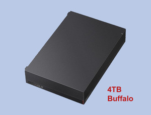 ★ USB接続 外付けHDD 4TB ★BUFFALO【 HD-EDS4U3 】稼働少 ★No.J11