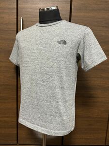 THE NORTH FACE(ザ・ノースフェイス） S/S Square Logo Tee（スクエアロゴティー）NT32038 グレー M 人気デザイン！GOLDWIN正規品