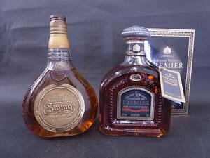 ★☆1円～ [未開栓古酒]JOHNNIE WALKER J.ウォーカー2本セット PREMIER プルミエ Swing スウィング 〜760ml 43度 スコッチ ウイスキー☆★