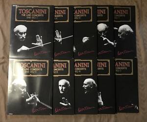 VHD ビデオディスク　ザ・ライブ・トスカニーニ 1948-1952 全10巻セット TOSCANINI THE LIVE CONCERTS　検索：クラシック CD LD VHD