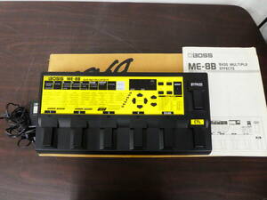 ☆BOSS マルチエフェクター ME-8B BASS用 簡易動作確認済み 箱あり 中古品 1円スタート ☆