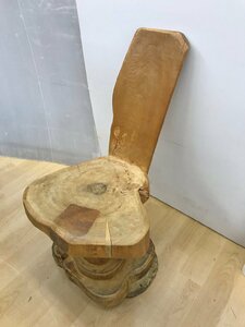 木製チェア ハンドメイド 天然木 椅子 イス ウッドチェア ［静岡市］店頭併売品 → 2405LS910
