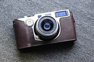 本革 新品 カメラケース ハッセルブラッド Hasselblad XPANⅠ/富士フィルム FUJIFILM TX-1用 