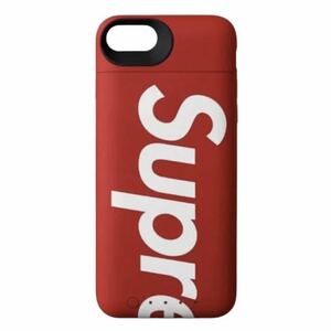 新品 Supreme 18AW Juice pack air mophie iPhone7 Plus iPhone8 Plus 赤 Red スマホカバー スマホケース
