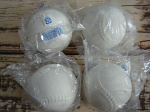 KENKO・ケンコー^,,.BALL*野球軟式ボール*J.S.B.B(A)4個_.,,^「新品」