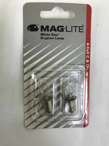 USA マグライト MAGLITE 4-CELL C＆D ホワイトスター 4セルC＆D用 クリプトンスペア球2個　LWSA401
