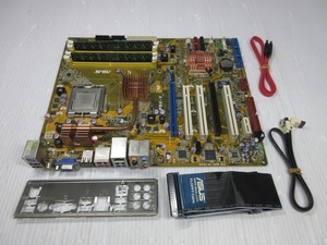 ASUS P5K-V 775 ATX マザーボード CORE 2 QAAD Q6600 DDR2 800 2GBx2付 中古品