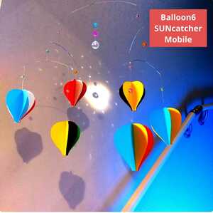 気球 サンキャッチャー モビール mobile balloon トルコ 天井から吊るすインテリア