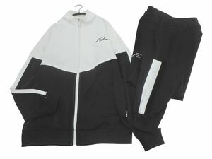 FILA フィラ ジャージ上下 セットアップ sizeM/白ｘ黒 ■◇ ☆ eca5 メンズ