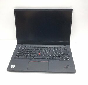 NT: lenovo ThinkPad X1 Carbon Gen8/Corei5-10310U / メモリ不明 /無線/ノートパソコン 　ジャンク