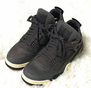 B379 【美品】ナイキ NIKE スニーカー A MA MANIERE AIR JORDAN 4 26.5 パープル バイオレット 紫 RETRO SP DV6773-220 VIOLET ORE バスケ