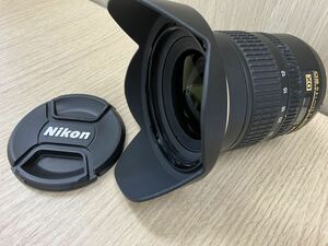 Nikon DX AF-S NIKKOR 12-24mm 1:4 G ED ニコン カメラレンズ ジャンク品 ＋レンズフード HB-23