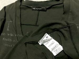 ヴィンテージ MODE archive NeIL Barrett sarcasm カットソー 希少型 /非常に綺麗な立体型です Tシャツ 通年 Italy made