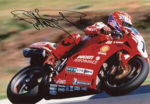 MOTO GP カール・フォガティ Carl Fogarty サイン フォト