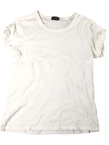マーガレットハウエル MARGARET HOWELL Tシャツ 2号Mサイズ 白 やや美品 中古 送料185円 Z5