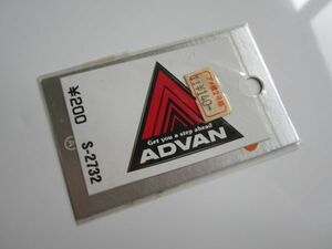 ビンテージ ADVAN アドバン ステッカー/当時物 デカール 自動車 バイク オートバイ レーシング F1 S91