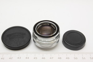 ※ 希少品 暗室 引伸機用 西ドイツ製 レンズ シュナイダー Sheneider Compnar 75mm f4.5 キャップ付 コンポナー 0428