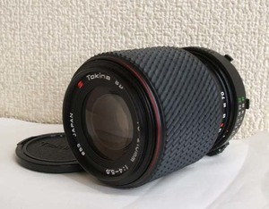 ◎カメラレンズ Tokina トキナー SD 1：4-5.6　70-210mm 52 ミノルタ M/MDマウント キャップ付 動作未確認　札幌市 豊平区