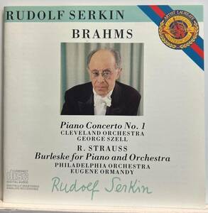 Brahms, R. Strauss: Piano Concerto No. 1 / Burleske For Piano And Orchestra (CD) 海外 即決