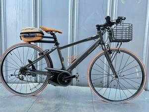 パナソニック 　ジェッター フレームサイズ390mm　マットチャコールブラック 　 電動スポーツバイク　 電動アシスト自転車