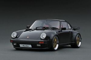 [新品] 1/18 IG0948 PORSCHE 911 (930) Turbo Black ignition model イグニッションモデル ポルシェ 964 993 RWB ポルシェターボ BBS