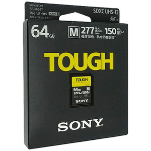 【ゆうパケット対応】SONY製 SDXCメモリーカード 64GB Class10 TOUGH SF-M64T [管理:1000014897]