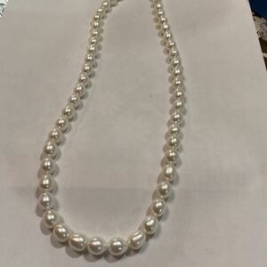 高品質ロング淡水真珠ネックレス