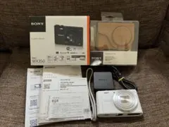 SONY Cyber-shot DSC-WX350/SDカード，カメラケース付き