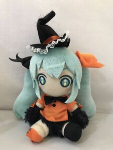 初音ミク(魔女) ぬいぐるみハロウィンver. 「VOCALOID」中古品　 #y-7993