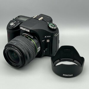 PENTAX K200D ペンタックス デジタル一眼レフ 約1020万画素 CCDセンサー搭載 + smc PENTAX-DA 18-55mm F3.5-5.6 AL Ⅱ 標準ズームレンズ