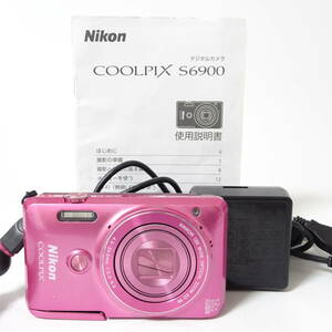 Nikon ニコン COOLPIX S6900 コンパクトデジタルカメラ 動作未確認 【60サイズ/同梱不可/大阪商品】【2578846/172/mrrz】