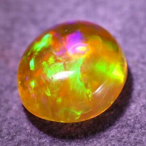 天然ファイアオパール メキシコ産 1.250ct 欧泊 宝石 ジュエリー 遊色 ファイヤーオパール 天然 墨西哥 loose jewelry fire opal