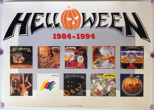 ハロウィン/ALBUM COVER 1984-1994プロモ・ポスター(非売品)
