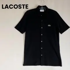 LACOSTE CLASSIC FIT ポロシャツ ブラック 半袖【us XS】