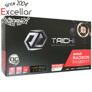 【中古】ASRock製グラボ Radeon RX 6800 XT Taichi X 16G OC PCIExp 16GB 元箱あり [管理:1050023447]