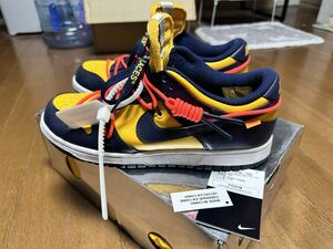 Off-White Nike Dunk Low Midnight Navy 27.5cm US9.5 UK8.5 ダンクロー　オフホワイト　supreme