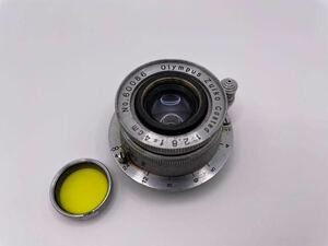 超希少　Olympus Zuiko C 4cm f2.8 オリンパス　ズイコーC ライカ　Lマウント　レンズ　カラーフィルター