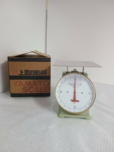 YAMATO SCALE 上皿自動秤　20kg 大和製衡　計量器　上皿はかり　昭和レトロ 箱付き　計量器　はかり　大型