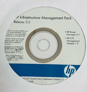 2YXS160★現状品★HP Infrastructure Management Pack Release2.5 　HPサーバ用CD　インフラストラクチャーマネジメント