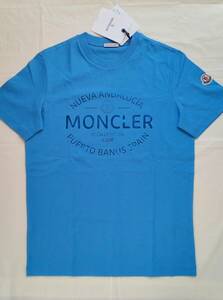 【☆2024SS 新着☆】 モンクレール 半袖Tシャツ ブルー☆未使用新品☆ (全国送料無料) MONCLERジャパン