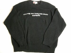 M■2018AW■SupremeシュプリームCOMME des GARCONS SHIRT SWEATER/セーター/ニット/コムデギャルソン シャツ CDG■18AW/18FW/FW18/2018FW