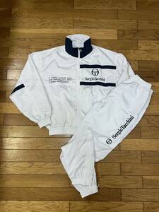 極美品 SERGIO TACCHINI セルジオタッキーニ ウインドブレーカー セットアップ ホワイト Size M