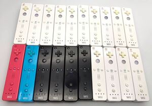 ②Nintendo/任天堂 Wii リモコン コントローラ RVL-003 まとめ　20本 ジャンク